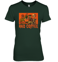 Rad Coffee Halloween Women's The Boyfriend Tee - NFLFanGift