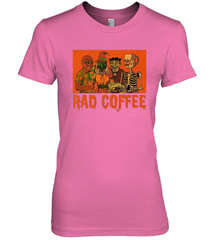 Rad Coffee Halloween Women's The Boyfriend Tee - NFLFanGift