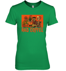 Rad Coffee Halloween Women's The Boyfriend Tee - NFLFanGift