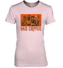 Rad Coffee Halloween Women's The Boyfriend Tee - NFLFanGift