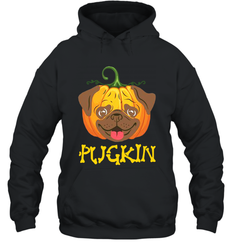 Funny Pugkin Pug Pumpkin Halloween Hoodie - NFLFanGift