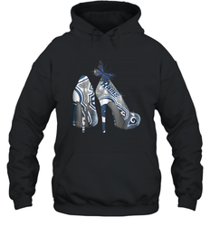 NFL Los Angeles Rams High Heel Butterfly Rhinestone Tide Hoodie - NFLFanGift