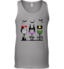 Disney Villains Cruella de Vil Maleficent Evil Queen wine Halloween Shirt Tank Top - NFLFanGift