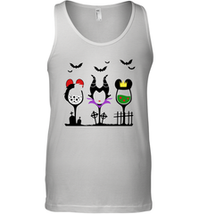 Disney Villains Cruella de Vil Maleficent Evil Queen wine Halloween Shirt Tank Top - NFLFanGift