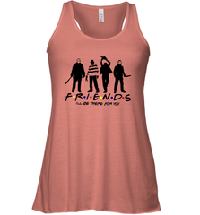 Horror Friends Jason Voorhees Freddy Krueger Texas Chain Saw Michael Myers Shirt Racerback Tank - NFLFanGift