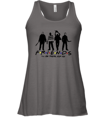 Horror Friends Jason Voorhees Freddy Krueger Texas Chain Saw Michael Myers Shirt Racerback Tank - NFLFanGift
