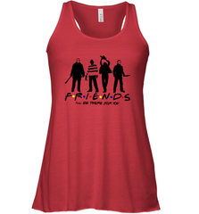 Horror Friends Jason Voorhees Freddy Krueger Texas Chain Saw Michael Myers Shirt Racerback Tank - NFLFanGift