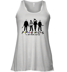 Horror Friends Jason Voorhees Freddy Krueger Texas Chain Saw Michael Myers Shirt Racerback Tank - NFLFanGift