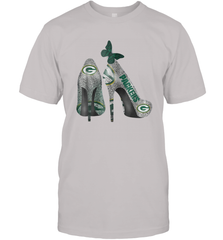 NFL Green Bay Packers Rhinestone High Heels Men's T-Shirt - NFLFanGift