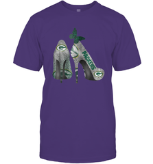 NFL Green Bay Packers Rhinestone High Heels Men's T-Shirt - NFLFanGift