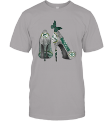 NFL Green Bay Packers Rhinestone High Heels Men's T-Shirt - NFLFanGift