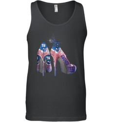 NFL New York Giants High Heel Butterfly Rhinestone Tide Tank Top - NFLFanGift