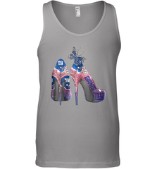 NFL New York Giants High Heel Butterfly Rhinestone Tide Tank Top - NFLFanGift