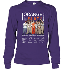 Orange is the new black signature Youth Long Sleeve T-Shirt - NFLFanGift