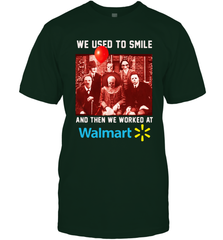 Horror character movie We used to smile and then we worked at Walmart Men's T-Shirt - NFLFanGift