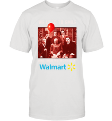 Horror character movie We used to smile and then we worked at Walmart Men's T-Shirt - NFLFanGift