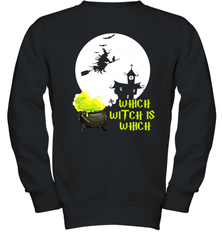 Which Witch Is Witches Halloween Costume Halloween Witches Teacher Youth Sweatshirt - NFLFanGift
