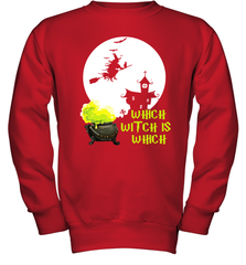 Which Witch Is Witches Halloween Costume Halloween Witches Teacher Youth Sweatshirt - NFLFanGift