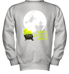 Which Witch Is Witches Halloween Costume Halloween Witches Teacher Youth Sweatshirt - NFLFanGift