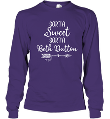 Beth Dutton Sorta Sweet Sorta Beth Dutton Youth Long Sleeve T-Shirt - NFLFanGift