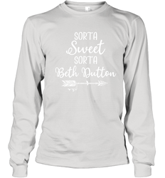 Beth Dutton Sorta Sweet Sorta Beth Dutton Youth Long Sleeve T-Shirt - NFLFanGift