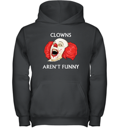 Halloween Clowns Aren't Funny Youth Hoodie - NFLFanGift