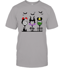 Disney Villains Cruella de Vil Maleficent Evil Queen wine Halloween Shirt Men's T-Shirt - NFLFanGift