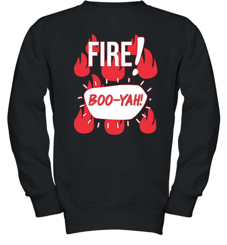 FIRE TACO SAUCE Boo Yah Halloween Costumes Youth Sweatshirt - NFLFanGift