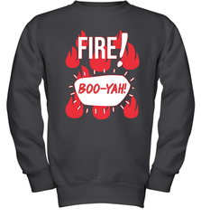 FIRE TACO SAUCE Boo Yah Halloween Costumes Youth Sweatshirt - NFLFanGift