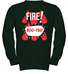 FIRE TACO SAUCE Boo Yah Halloween Costumes Youth Sweatshirt - NFLFanGift