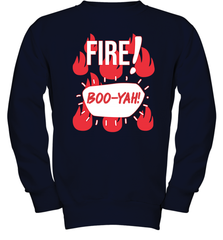FIRE TACO SAUCE Boo Yah Halloween Costumes Youth Sweatshirt - NFLFanGift