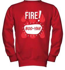 FIRE TACO SAUCE Boo Yah Halloween Costumes Youth Sweatshirt - NFLFanGift