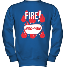 FIRE TACO SAUCE Boo Yah Halloween Costumes Youth Sweatshirt - NFLFanGift