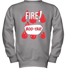 FIRE TACO SAUCE Boo Yah Halloween Costumes Youth Sweatshirt - NFLFanGift