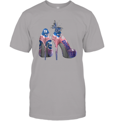 NFL New York Giants High Heel Butterfly Rhinestone Tide Men's T-Shirt - NFLFanGift