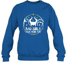 Bad Girls Have More Fun Halloween Maleficent Witch Costume Crewneck Sweatshirt - NFLFanGift