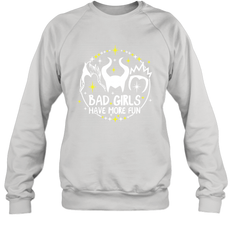 Bad Girls Have More Fun Halloween Maleficent Witch Costume Crewneck Sweatshirt - NFLFanGift