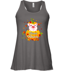 Blessing Nana Pig Pumpkin Halloween Racerback Tank - NFLFanGift