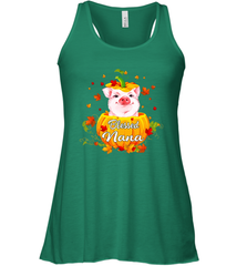 Blessing Nana Pig Pumpkin Halloween Racerback Tank - NFLFanGift