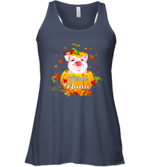 Blessing Nana Pig Pumpkin Halloween Racerback Tank - NFLFanGift