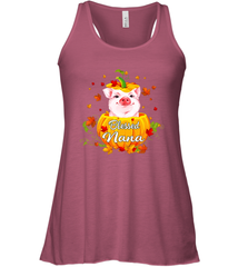 Blessing Nana Pig Pumpkin Halloween Racerback Tank - NFLFanGift