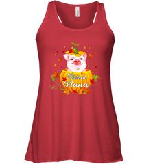 Blessing Nana Pig Pumpkin Halloween Racerback Tank - NFLFanGift
