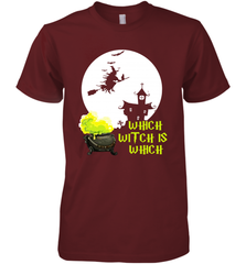 Which Witch Is Witches Halloween Costume Halloween Witches Teacher Men's Premium T-Shirt - NFLFanGift
