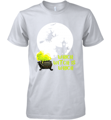 Which Witch Is Witches Halloween Costume Halloween Witches Teacher Men's Premium T-Shirt - NFLFanGift
