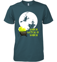 Which Witch Is Witches Halloween Costume Halloween Witches Teacher Men's Premium T-Shirt - NFLFanGift