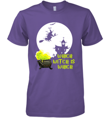 Which Witch Is Witches Halloween Costume Halloween Witches Teacher Men's Premium T-Shirt - NFLFanGift