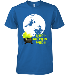 Which Witch Is Witches Halloween Costume Halloween Witches Teacher Men's Premium T-Shirt - NFLFanGift