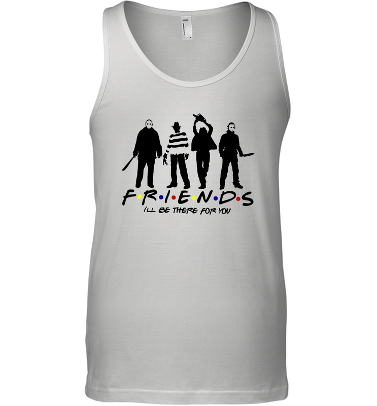 Horror Friends Jason Voorhees Freddy Krueger Texas Chain Saw Michael Myers Shirt Tank Top - NFLFanGift