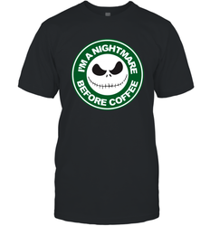 Starbucks Inspired Jack Skellington Coffee I'm A Nightmare Before Coffee Men's T-Shirt - NFLFanGift