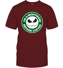 Starbucks Inspired Jack Skellington Coffee I'm A Nightmare Before Coffee Men's T-Shirt - NFLFanGift